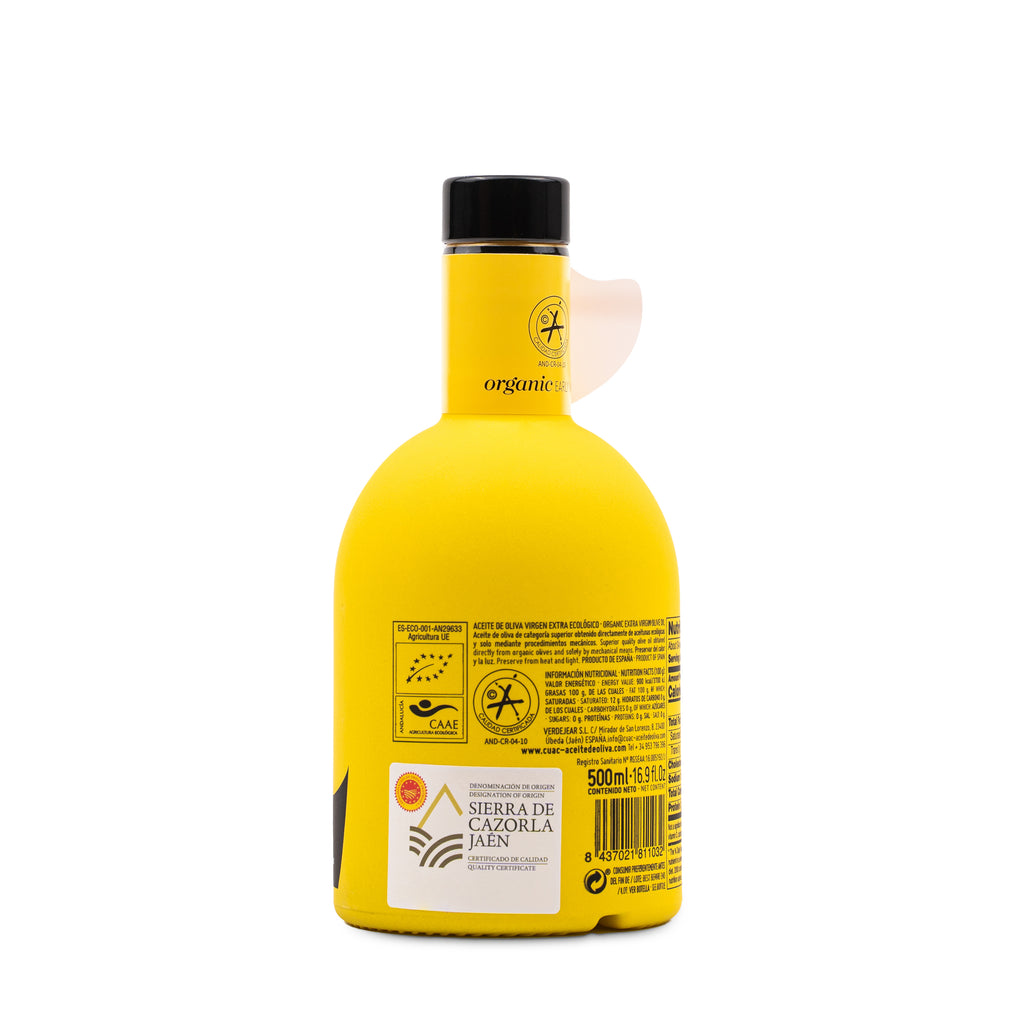 Oliwa Extra Virgin Cuac Picual Ecológico 500ml DOP Sierra de Cazorla