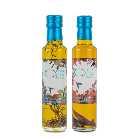 Olivia & Olé by Elizondo 2x250ml  Zestaw oliw aromatyzowanych naturalnie